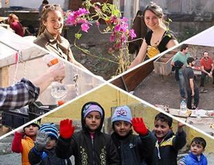 Volunteers open ‘leisure garden’ for Syrian refugee children in İzmir