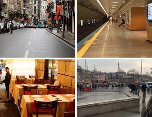 Istanbul deserted after suicide attack: Four looks around the city