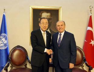 Ban Ki-moon meets Istanbul Mayor Topbaş following terror attacks