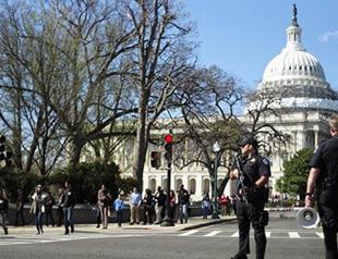 Panic as police shoot armed man at US Capitol