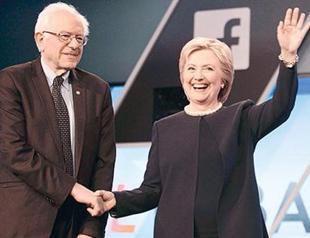 US presidential rivals Clinton, Sanders tied in support among Democrats: Poll