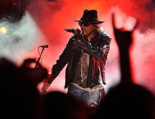 Axl Rose, back with Guns N Roses, to front AC/DC