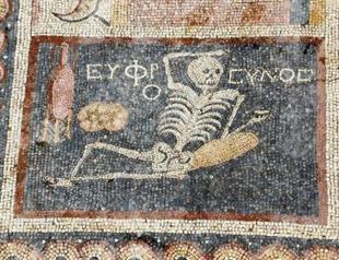 Ancient mosaic doesn’t say ‘Be cheerful, live your life,’ claims expert