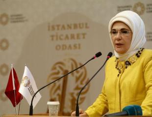 Turkey’s first lady calls for workforce gender equality