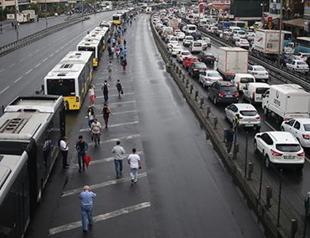 Metrobus services halted after accident involving dump truck