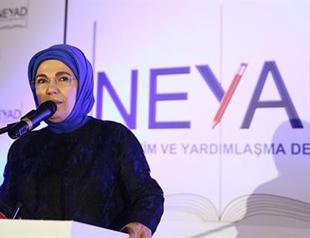 Turkeys first lady meets businesswomen to support girls’ education