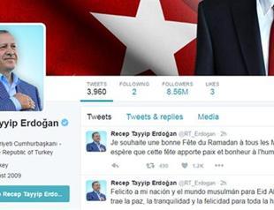 President Erdoğan shares Eid al-Fitr message in 12 languages on Twitter