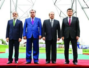 Leaders break ground on $1 bln Central Asian power line to Pakistan