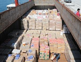 Over 3 million cigarette packets seized from vessel in Istanbul