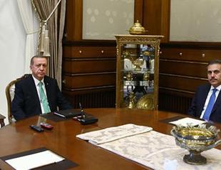 President Erdoğan meets intel chief Hakan Fidan