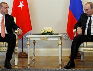 Erdoğan, Putin meet in Russia