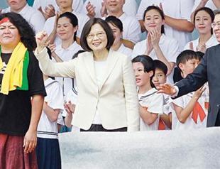 Taiwan’s new president calls for ‘positive dialogue’ with Beijing