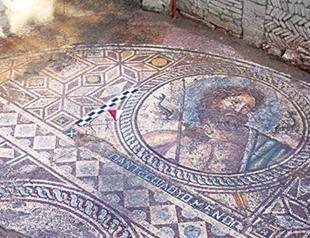 Ancient Poseidon mosaic found in Turkey’s Adana