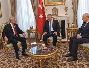 Three Turkish leaders agree to discuss expanding the scope of charter amendments