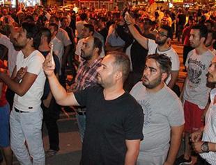 Crowd marches in central Turkey after claiming power blackout was coup attempt