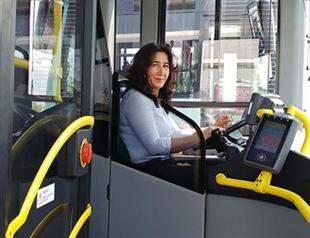 Female bus driver in Aegean province encourages women