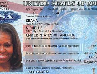 Image purported to be Michelle Obama’s passport posted online
