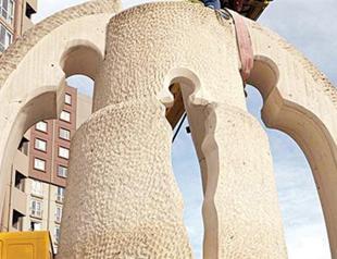 Mehmet Aksoy sculpture finds a new home