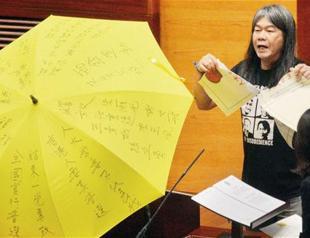 Rebel Hong Kong lawmakers challenge China in parliament