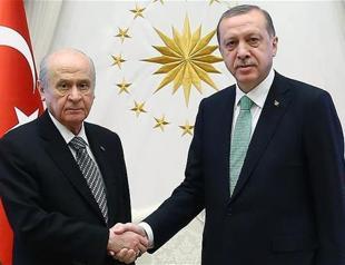President Erdoğan meets MHP leader amid presidential debate