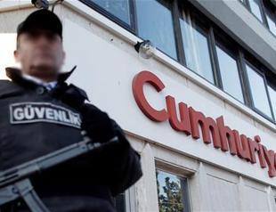 Nine arrested in probe on daily Cumhuriyet