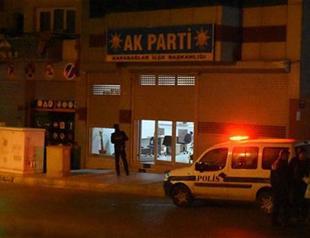 AKP building attacked overnight in İzmir