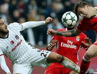 Beşiktaş hits back from three behind to hold Benfica
