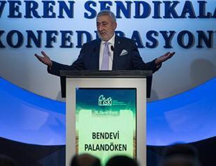 6,087 workers killed in last five years, TESK chair Palandöken says