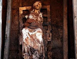 2,100-year-old goddess Kybele sculpture unearthed in Turkeys Black Sea