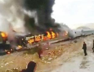 At least 15 killed in Iran train crash