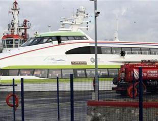 Fire breaks out on sea bus crossing from Bursa to Istanbul
