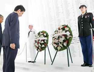 On Pearl Harbor visit, Abe pledges Japan will never wage war again