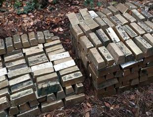 Over 350 bars of fake ‘gold’ found, four treasure hunters detained in Turkey’s Antalya