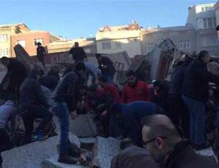 Two killed after collapse of building in Istanbul