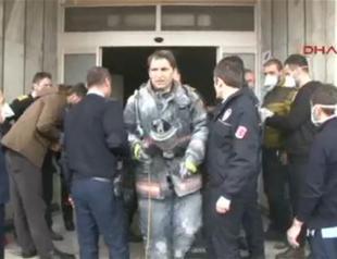 Fire erupts in hospital in central Istanbul