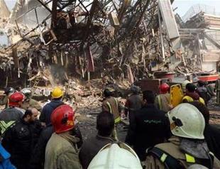 Turkish Embassy in Tehran evacuated before high-rise collapse