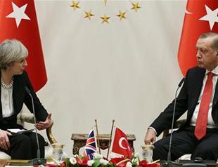 President Erdoğan, British PM May discuss Syria, Iraq