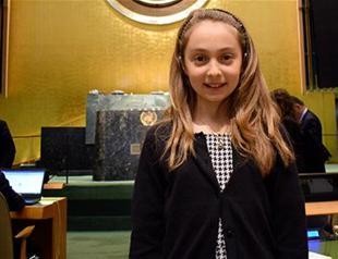 10-year-old Turkish girl addresses UN General Assembly