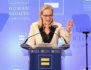 In emotional speech, Streep renews harsh criticism of Trump
