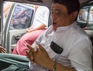 Myanmar detains two newspaper officials in defamation case