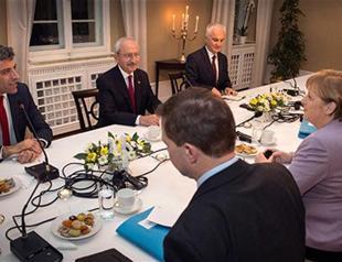 Germany’s Merkel meets MPs from Turkish opposition CHP, HDP