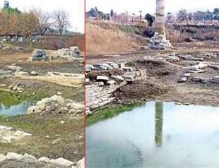 Temple of Artemis turns into swamp due to neglect