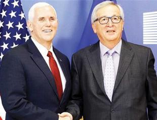 EU welcomes Pence assurance of Trump’s support