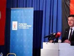 Turkish economy minister meets with Turks in Germany