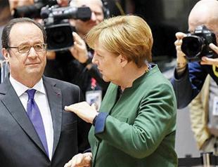 Hollande, Merkel to Turkey: Respect our law in referendum campaign events