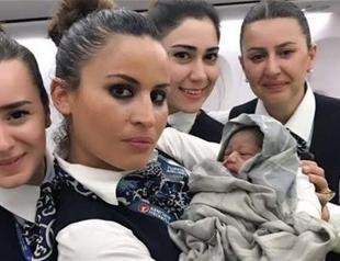 Baby girl born mid-air on Turkish Airlines flight to Istanbul
