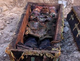 Skeleton of ‘Russian general’ found inside unearthed coffin in Turkey’s Ardahan