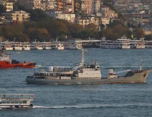 Russian naval ship, cargo vessel collide off Istanbul coast, all soldiers rescued