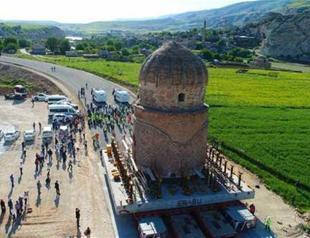 550-year-old shrine moved before being inundated in Turkey’s Hasankeyf