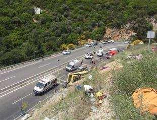 Death toll in bus accident in Turkish resort of Marmaris rises to 24